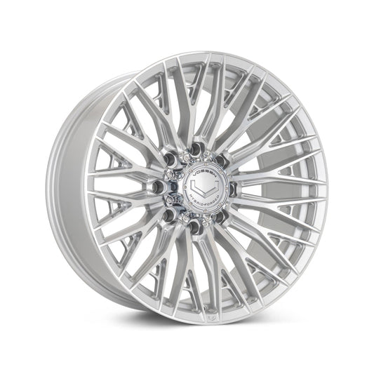 Vossen HFX-6 22x10 - 8x165.1 - ET-18 - Super Deep Face - 125.1 - Silver Polished Wheel