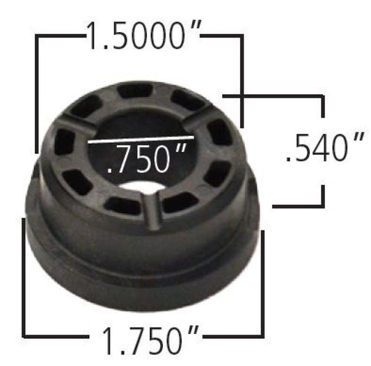 Ridetech Delrin Control Arm Single Bushing (1.5in Large OD / .750 ID / .785in OAL)