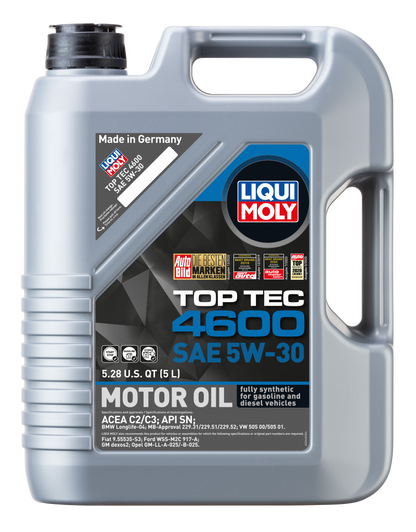 LIQUI MOLY 5L Top Tec 4600 Motor Oil 5W30