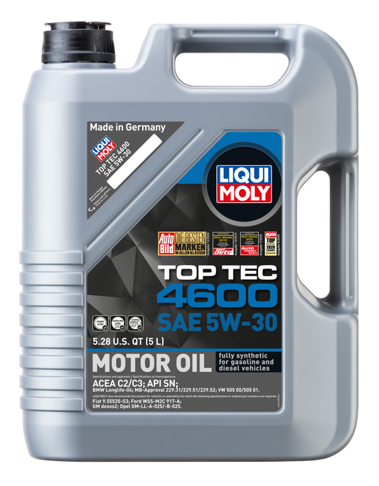 LIQUI MOLY 5L Top Tec 4600 Motor Oil 5W30