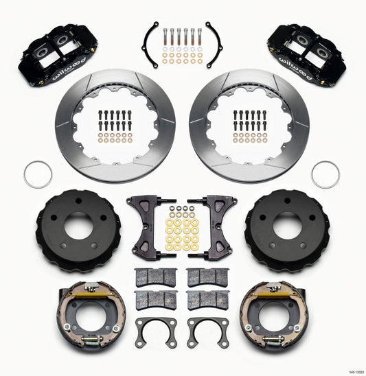 Wilwood Narrow Superlite 4R Rear P-Brk Kit 12.88in Big Ford 2.36in Off Bronco 5 x 5.50