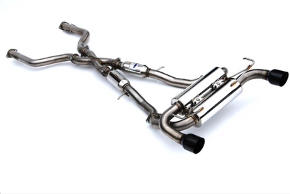 Invidia Gemini Catback Exhaust - Single Layer Black Tips | HS22N4Z7GM1SBL