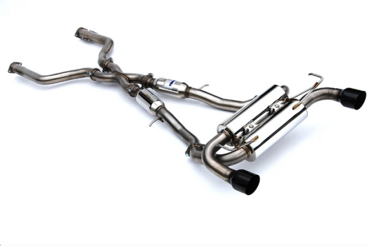 Invidia Gemini Catback Exhaust - Single Layer Black Tips | HS22N4Z7GM1SBL
