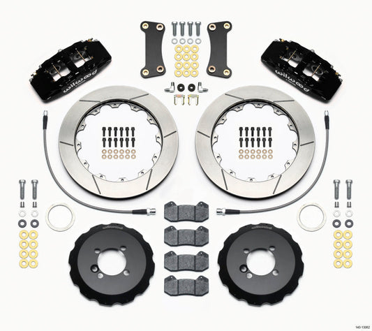 Wilwood Dynapro 6 Front Hat Kit 12.88in 2002-Up Mini Cooper w/ Lines