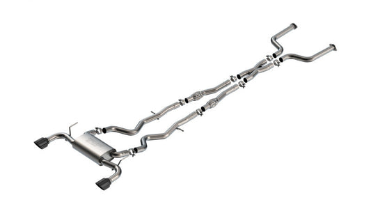 Borla S Type Catback - Black Chrome Tips | 140977BC