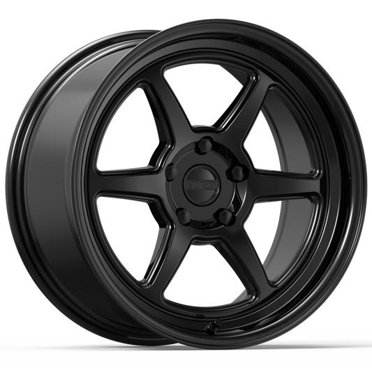 Kansei Roku 18x9 5x110 ET12 Gloss Black