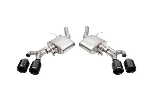 Corsa 22-25 Cadillac CT4 V Blackwing 3in Active Valve Axle-Back - 4.5in Carbon Fiber Black Tip