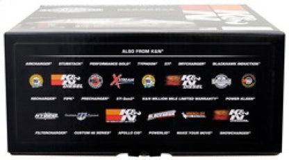 K&N X-Stream Top Filter Black 14 inch OD 5.125 inch Neck Flange 5.875 inch H