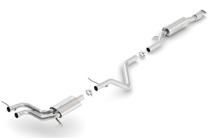 Borla 13-15 Hyundai Veloster Turbo 1.6L AT/MT FWD 2dr Dual Center Rear Exit Cat-Back Exhaust