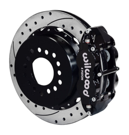Wilwood Narrow Superlite 4R Rear Kit 14in Drilled G-Body W/ 2.62in Axle Offset