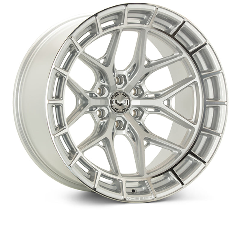 Vossen HFX-6 24x10 - 6x139.7 - ET25 - Deep - 106.1 - Silver Polished Wheel