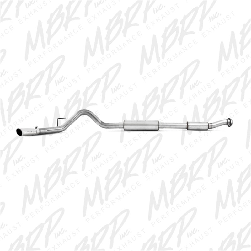 MBRP 11-12 Ford F150 SVT Raptor 6.2L EC-SB/CC-SB 3.5in Cat Back Single Exit Alum Exhaust System