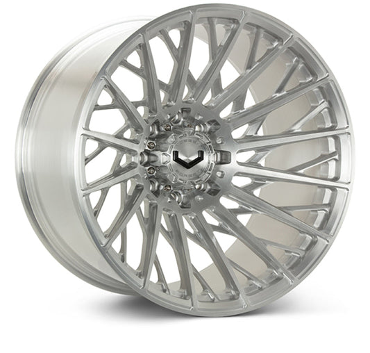 Vossen VFX-02T 24x12 - 6x135 - ET44 - Ultra Deep - 87.1 - Brushed Gloss Clear Wheel