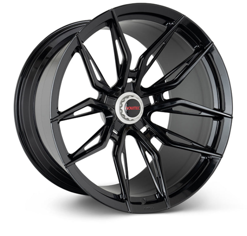 Vossen x Novitec NF11 21x12in - 5x114.3 BP - ET30 - Gloss Black Ferrari 488 / F8 Rear Wheel