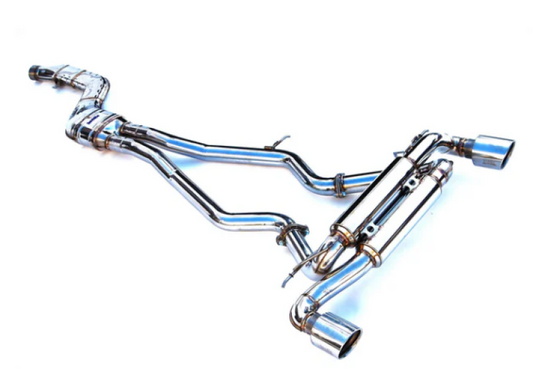 Invidia Gemini Catback Exhaust w/ Valve Rolled SS Tips | HS19TSP4VGMIRS