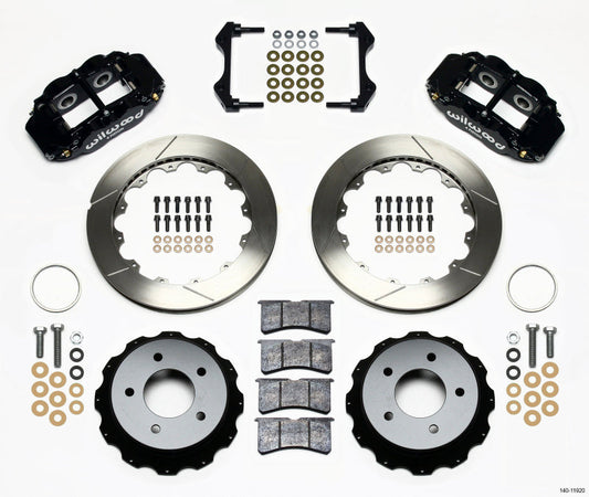 Wilwood Narrow Superlite 4R Rear Kit 12.88in 84-87 Corvette C4