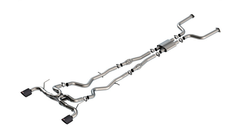 Borla ATAK Catback Exhaust - Carbon Fiber Black Tips | 140978CFBA