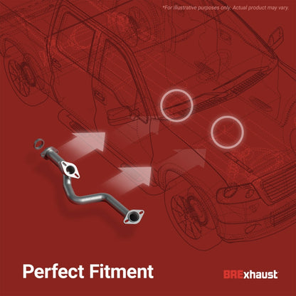BRE Exhaust 05-08 Escape Mariner Tribute 2.3L 3.0L Front Pipe Kit