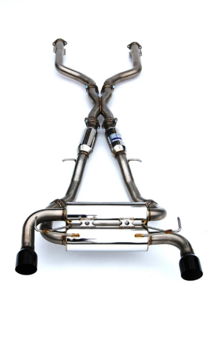 Invidia Gemini Catback Exhaust - Single Layer Black Tips | HS22N4Z7GM1SBL