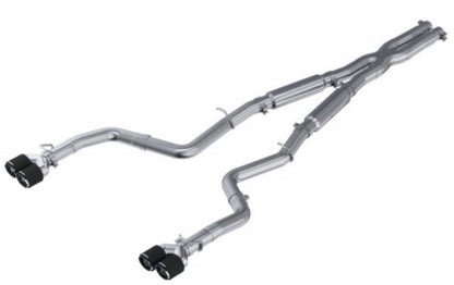 MBRP T304 SS 3in Dual Rear Catback CF Quad Tips - Street | S71153CF