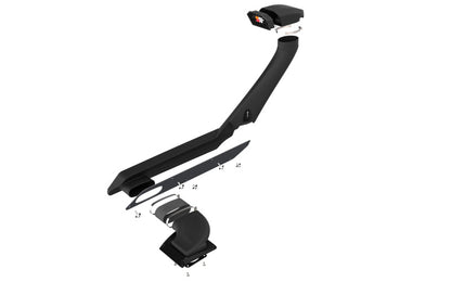 K&N 21-23 Ford Bronco 2.3L/2.7L Elevated Intake Kit (Snorkel)