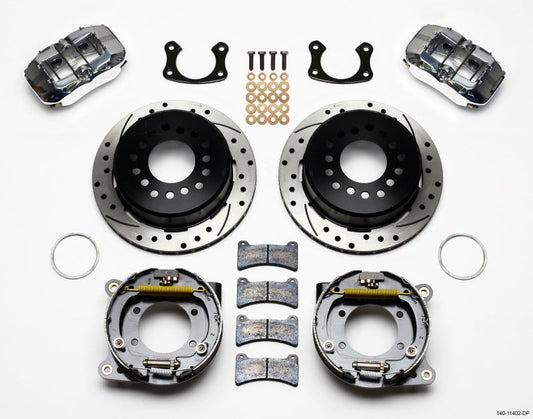 Wilwood Dynapro Low-Profile 11.00in P-Brake Kit Drill-Pol New Big Ford 2.36in Offset