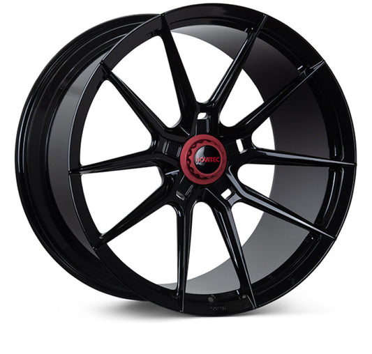 Vossen x Novitec NF10 22x12in - 5x114.3 BP - ET42 - Gloss Black Ferrari GTC4Lusso Rear Wheel
