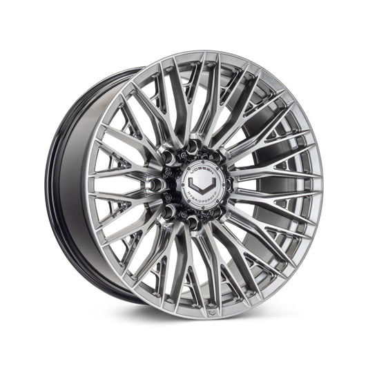 Vossen HFX-6 22x10 - 8x170 - ET-18 - Super Deep Face - 125.1 - Hyper Gunmetal Wheel