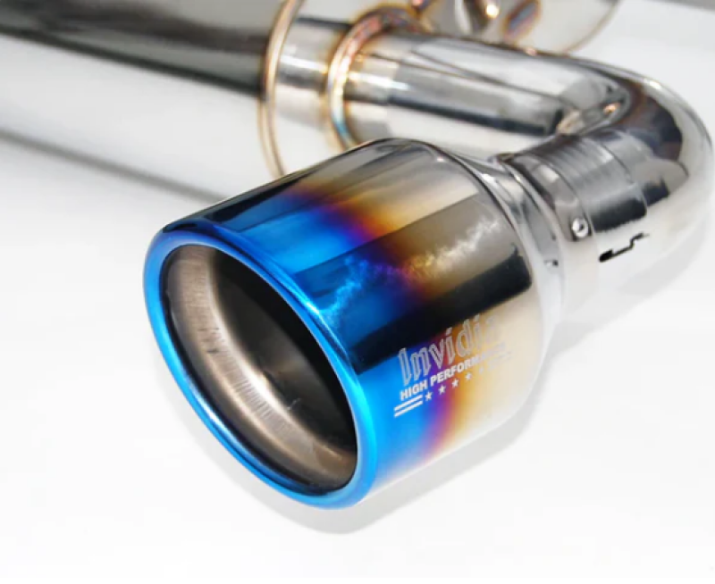 Invidia N1 Catback Exhaust w/Valve Rolled Titanium Tips | HS15FFRGV1RT