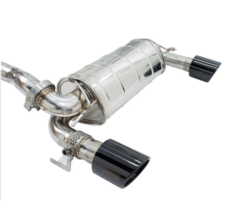 Invidia Q300 Catback Exhaust w/Valve Rolled Black Tips | HS15FFR3V1RB