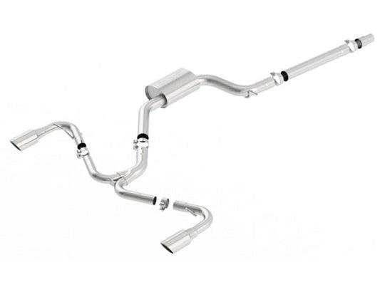 Borla SS S-Type Catback Exhaust - Chrome Tips | 140751