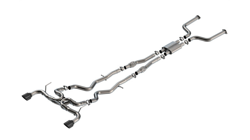 Borla ATAK Catback Exhaust - Black Chrome Tips | 140978BC