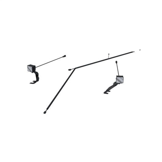 MBRP Ditch Light Kit Amber Flood Beam Ford Ranger Raptor 24-26 Upfitter Switch Models Only