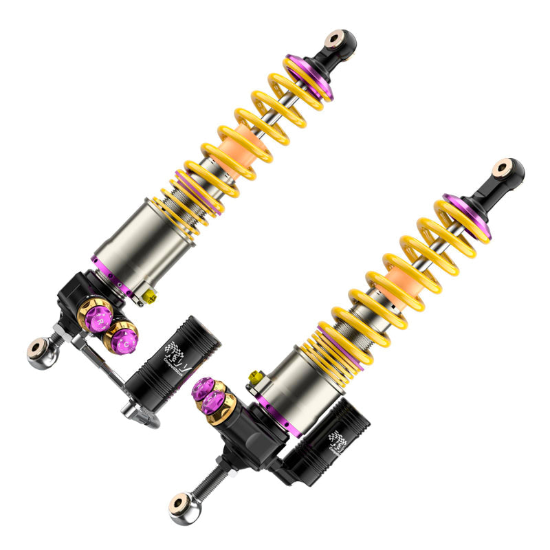 KW Porsche Carrera GT HLS & V5 Coilover Kit w/ Black Springs