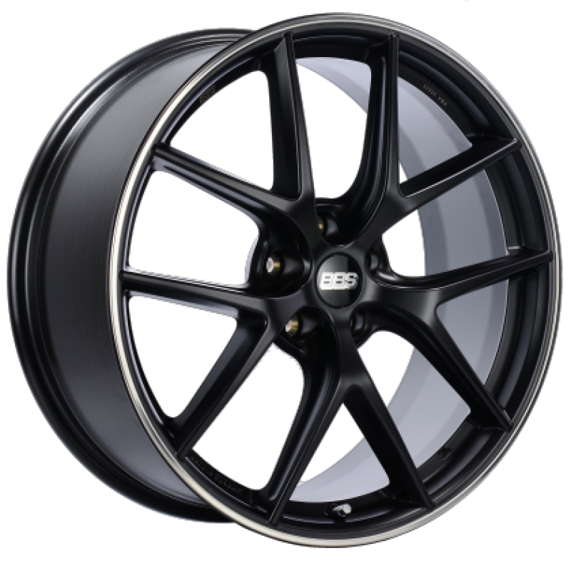 BBS CI-R 19x9 5x112 ET42 Satin Black Polished Wheel