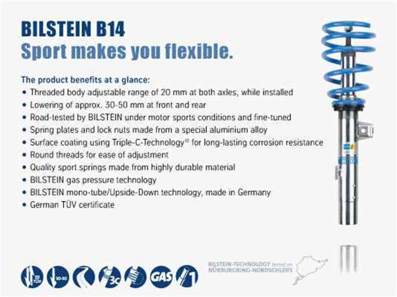Bilstein B14 Coilover Kit | 47-264632