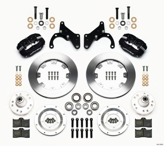 Wilwood Forged Dynalite Front Kit 12.19in 69-70 Impala Drum/Disc 69-82 Vette