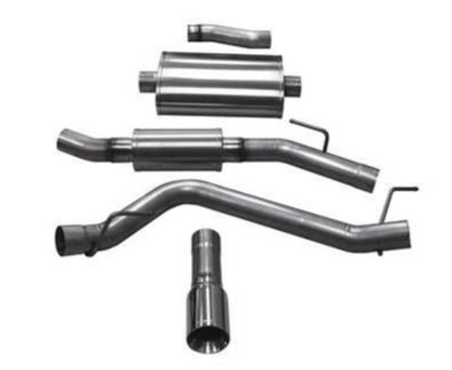 Corsa 2020 Jeep Gladiator JT 3.0in Cat-Back Single Touring Side Exit w/ 4.0in Polished Tip