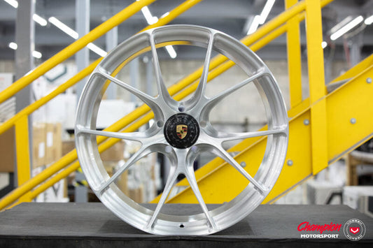 Vossen X Champion RS74 20X9.5 / ET50 / Brushed Gloss Clear Wheel / Centerlock / 911 GT3RS 991 Front