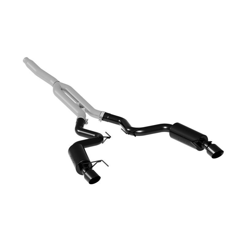 MBRP Aluminum Street Catback Exhaust - Black Tips | S7274BLK