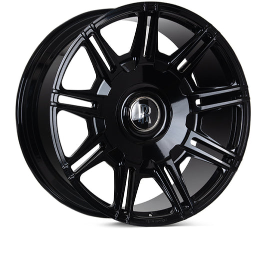 Vossen x Novitec SP2 23x10 - 5x112 BP - ET5 - Gloss Black Rolls-Royce Cullinan/Phantom Rear Wheel