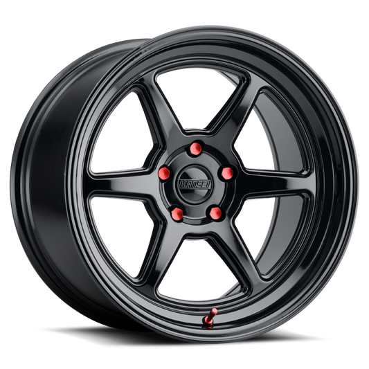 Kansei K14B Roku 18x10.5in / 5x120 BP / 12mm Offset / 72.56mm Bore - Gloss Black Wheel