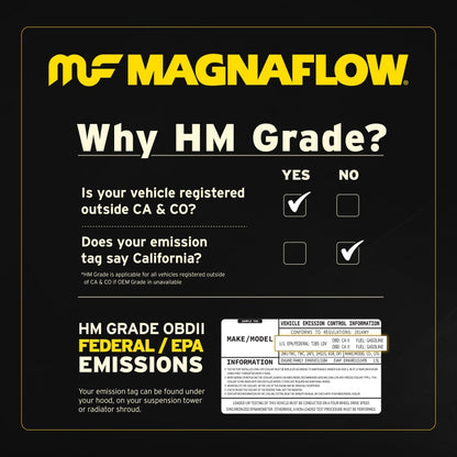 Magnaflow 5.00 C/A 2.50 Spun OEM Universal Converter