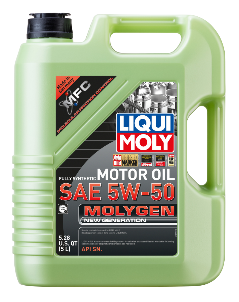 LIQUI MOLY 5L Molygen New Generation Motor Oil 5W50