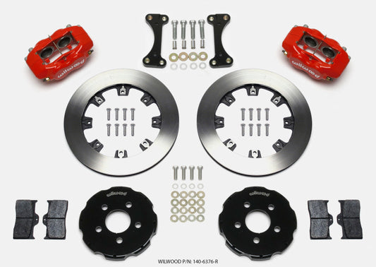 Wilwood Forged Dynalite Front Hat Kit 12.19in Red 00-04 PT Cruiser/03-04 SRT/4