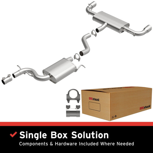 BRExhaust 10-14 VW GTI 2.0L Exhaust Kit