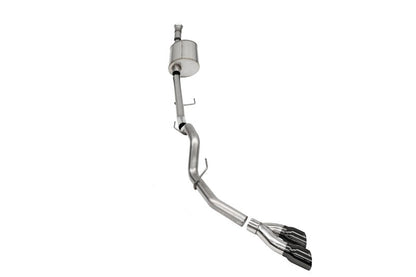 Corsa 2021-2022 Ford F-150 SuperCab/6.5in Bed 5.0L V8 Sport Cat-Back Single Side Exit-Black PVD