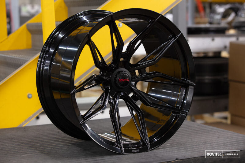 Vossen x Novitec NF11 22x12 ET:33 Gloss Black Ferrari 488 / F8 Rear Wheel