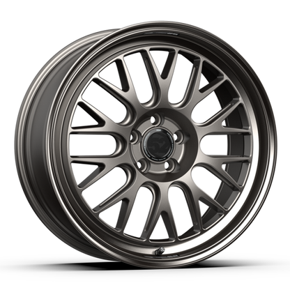 fifteen52 Holeshot RSR 19x8.5 5x108 ET42 Magnesium Grey w/ Gloss Lip