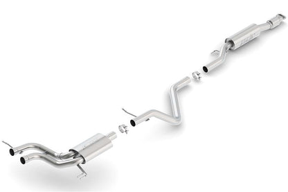 Borla 13-15 Hyundai Veloster Turbo 1.6L AT/MT FWD 2dr Dual Center Rear Exit Cat-Back Exhaust